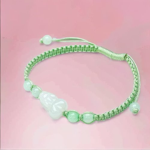 瓔珞珠寶盒 E.L.Jewelry Box 【招財神獸】冰糯種翡翠貔貅編織手鍊 | 天然緬甸玉翡翠A貨|送禮