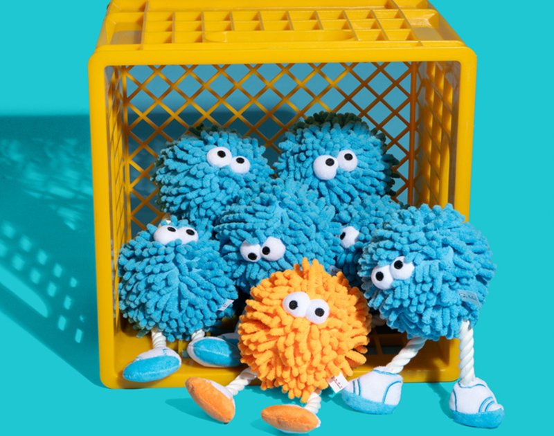 【發聲互動】毛絨耐咬神器/陪伴寵物玩偶 - 貓/狗玩具 - 其他材質 多色