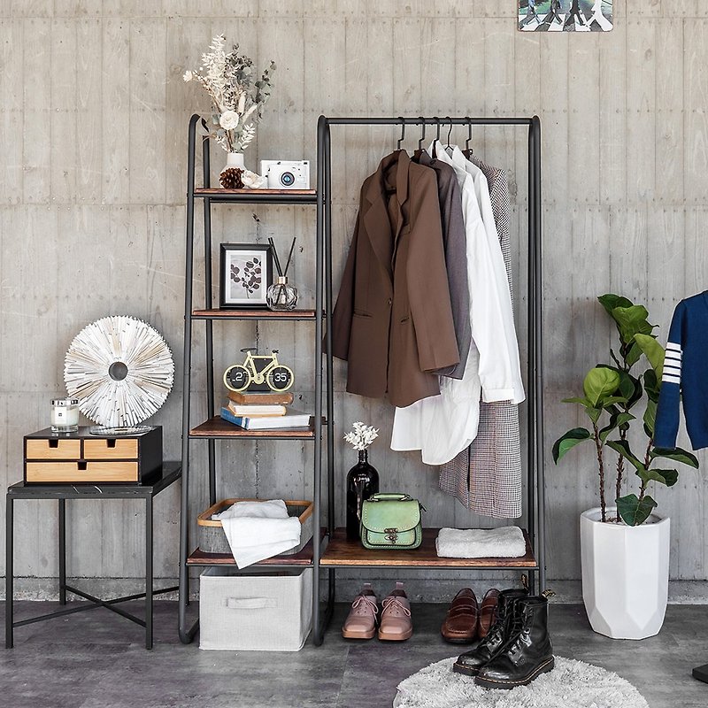 Industrial style coat and hat rack-matte gray/home storage/design furniture - เฟอร์นิเจอร์อื่น ๆ - โลหะ สีเทา