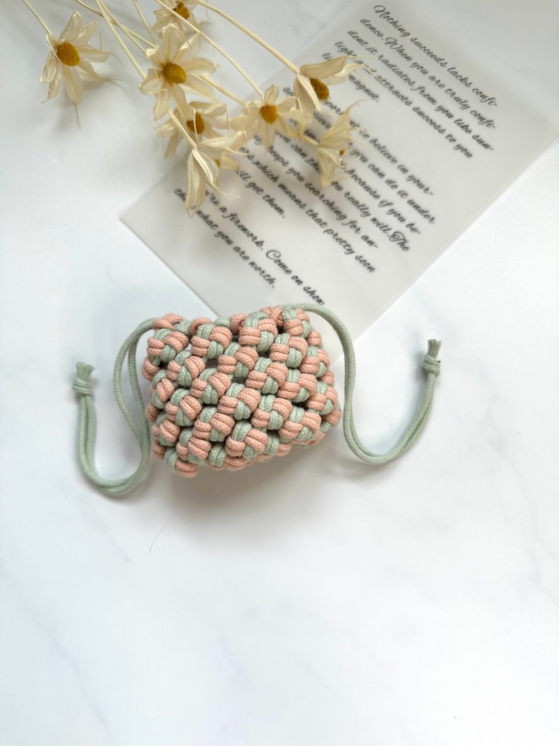 AirPod Flower Storage Pouch/Small Item Storage Pouch - อื่นๆ - ผ้าฝ้าย/ผ้าลินิน หลากหลายสี