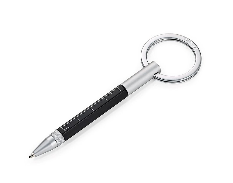 【情人節禮物】隨身工具筆鑰匙圈(黑色) - 原子筆 - 其他金屬 黑色