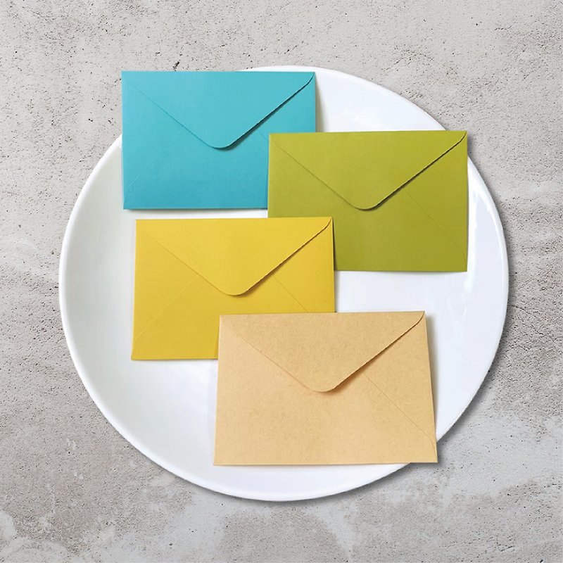 Super-textured Western-style small envelopes Blank envelopes 50 in a pack for quick delivery - ซองจดหมาย - กระดาษ 