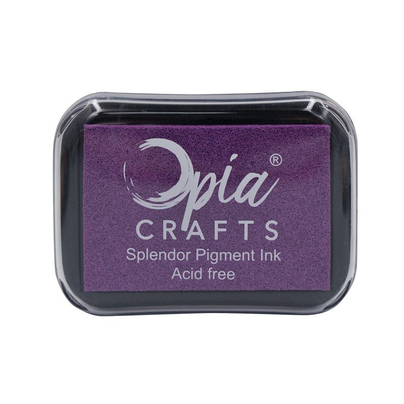 OPIA quick-drying oil-based stamp pad. Purple - ตราปั๊ม/สแตมป์/หมึก - สี สีม่วง