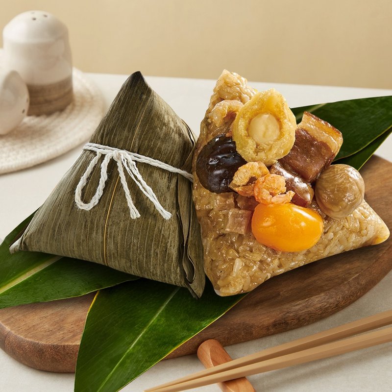 (預購)【金賞軒】鮑魚海味粽(3入)X2袋 - 其他 - 其他材質 多色