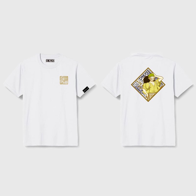 【ONE PIECE】海賊王官方授權周邊產品 重磅LogoT恤 和之國T恤 - 男 T 恤 - 棉．麻 多色