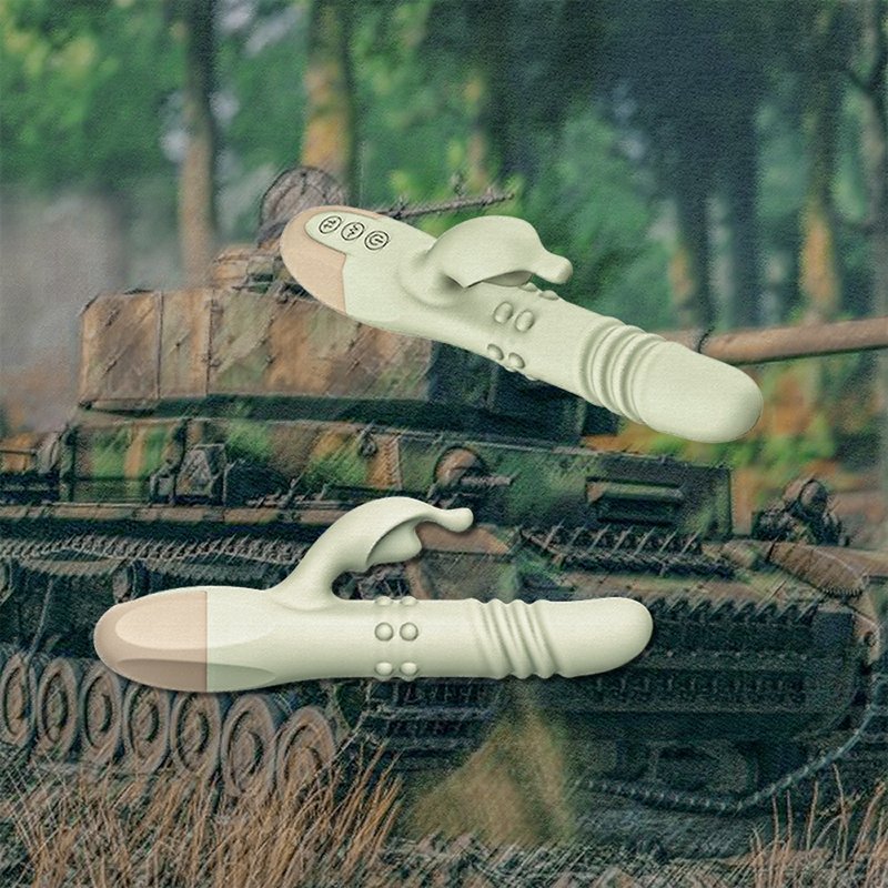 【新品】TANKER 重浪 l 伸縮+360旋轉+唇感 震動按摩棒 - 情趣用品 - 矽膠 