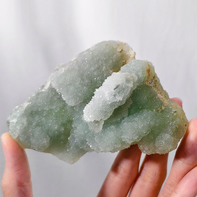 綠螢石 似軟糖 原礦 智慧 招財 心輪 健康 收藏 擺件 單品 禮物 - 擺飾/家飾品 - 寶石 綠色