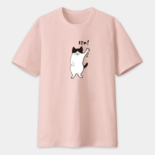 77circa 半袖Tシャツ 猫プリント ナナナナサーカ( 77circa ) ONE BY ONE PRINT TEE BUCHICO