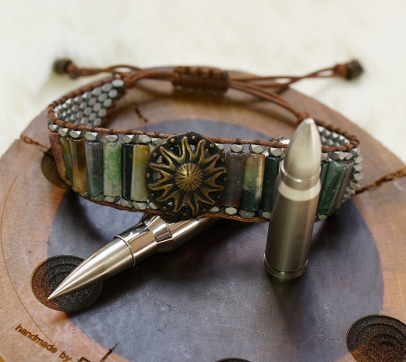多款瑪瑙, 半寶石手鍊 Vintage bracelet with Gem Muiti Agates  - 手鍊/手環 - 半寶石 多色