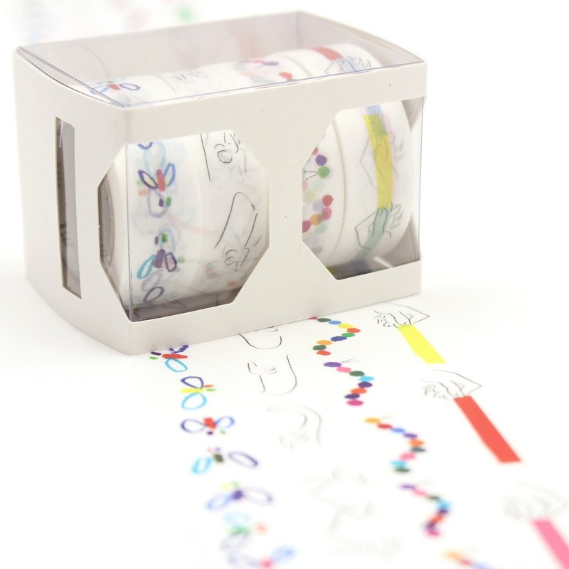 mt x KAMOI 100 Anniversary Masking Tape Set / Ichiro Yamaguchi (MTYAMAST1) - มาสกิ้งเทป - กระดาษ หลากหลายสี