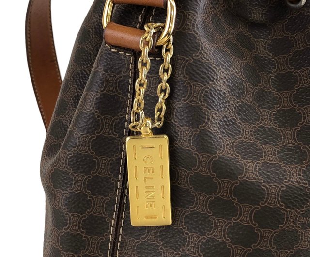日本直送 名牌中古包 】CELINE セリーヌ ショルダーバッグ ブラウン