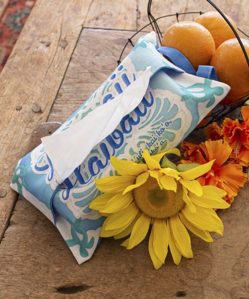 Hawaiian Quilt Pattern Tissue Paper Holder - 擺飾/家飾品 - 其他材質 