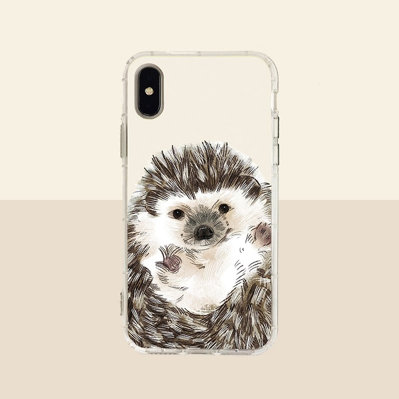 Big Face Hedgehog Embossed Air Compression Case-iPhone/Samsung, HTC.OPPO.ASUS Original Pet Phone Case - Phone Cases - Plastic 