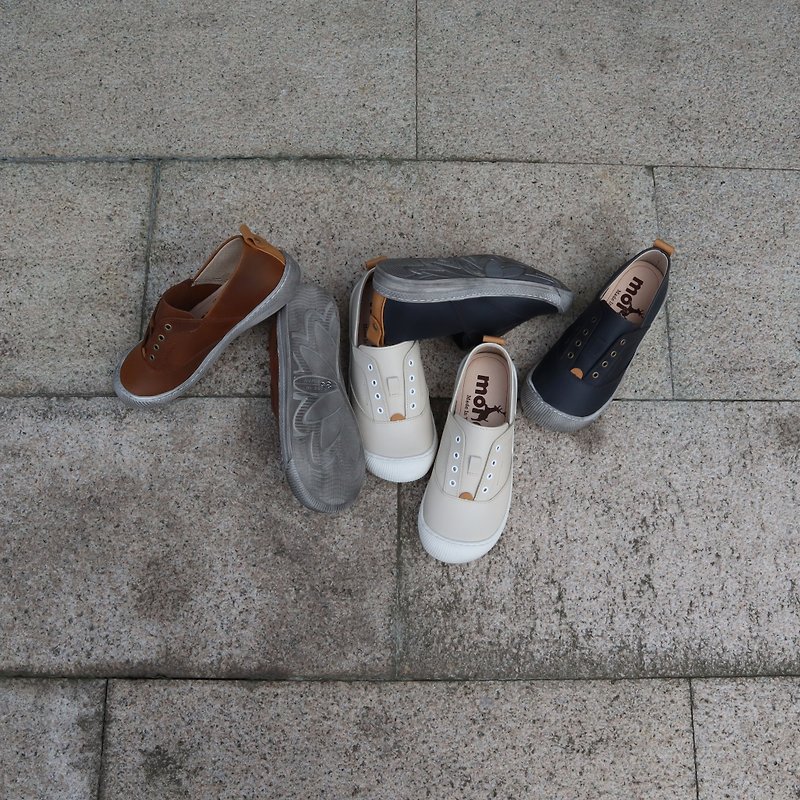 [Seasonal sale] Out of print zero size clear casual daily retro white shoes wild popular retro style - รองเท้าหนังผู้หญิง - หนังแท้ ขาว