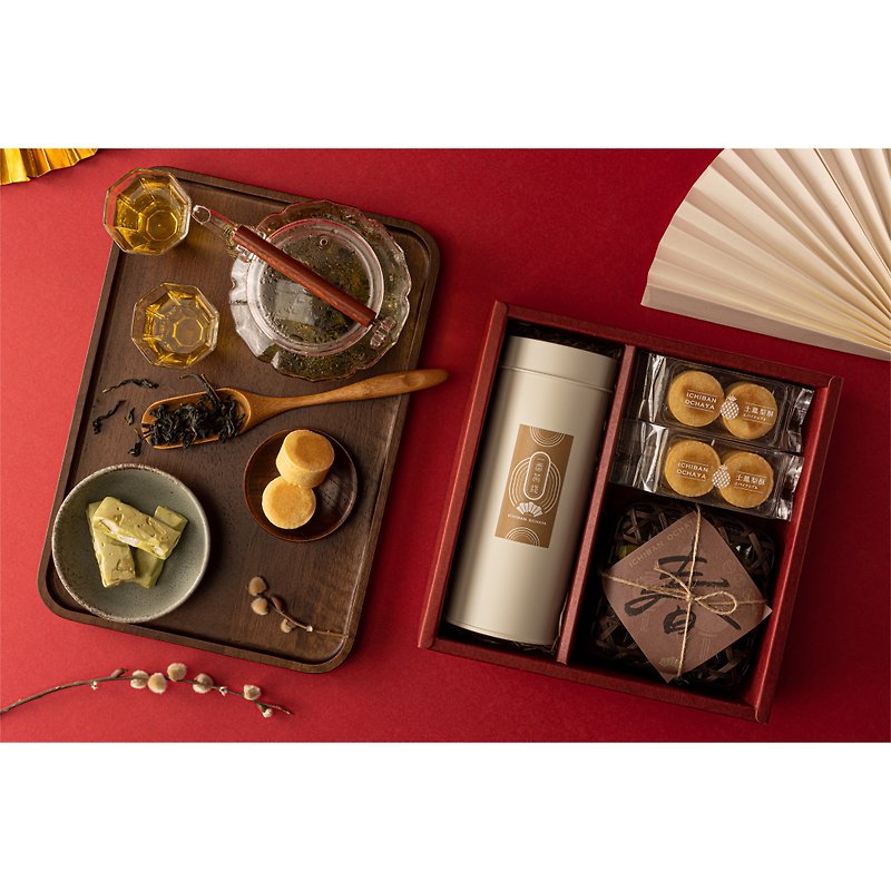 【2023 Spring Festival gift】Hide your heart in the gift box (tea gift group) - Tea - Paper Red