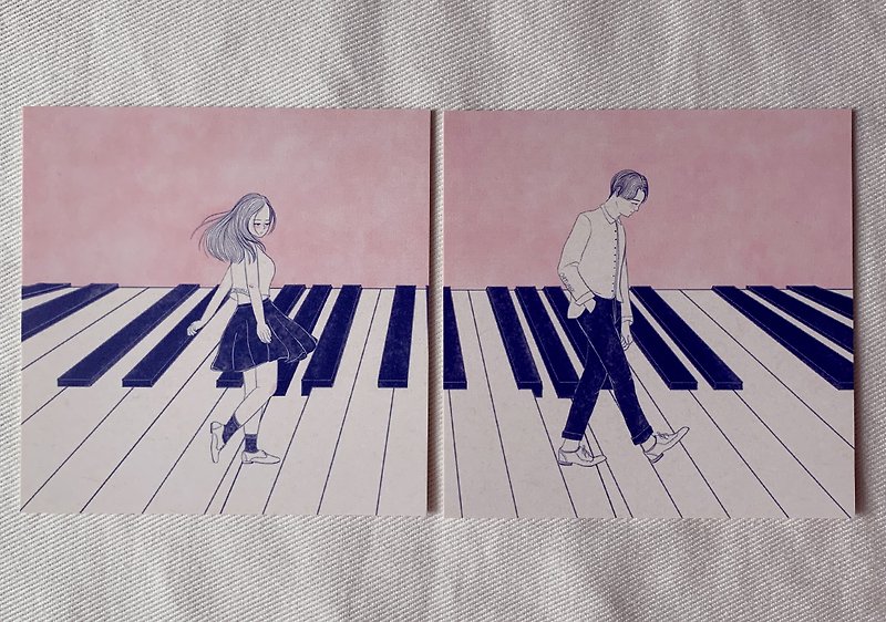 Sad Stories / Postcard - การ์ด/โปสการ์ด - กระดาษ สึชมพู