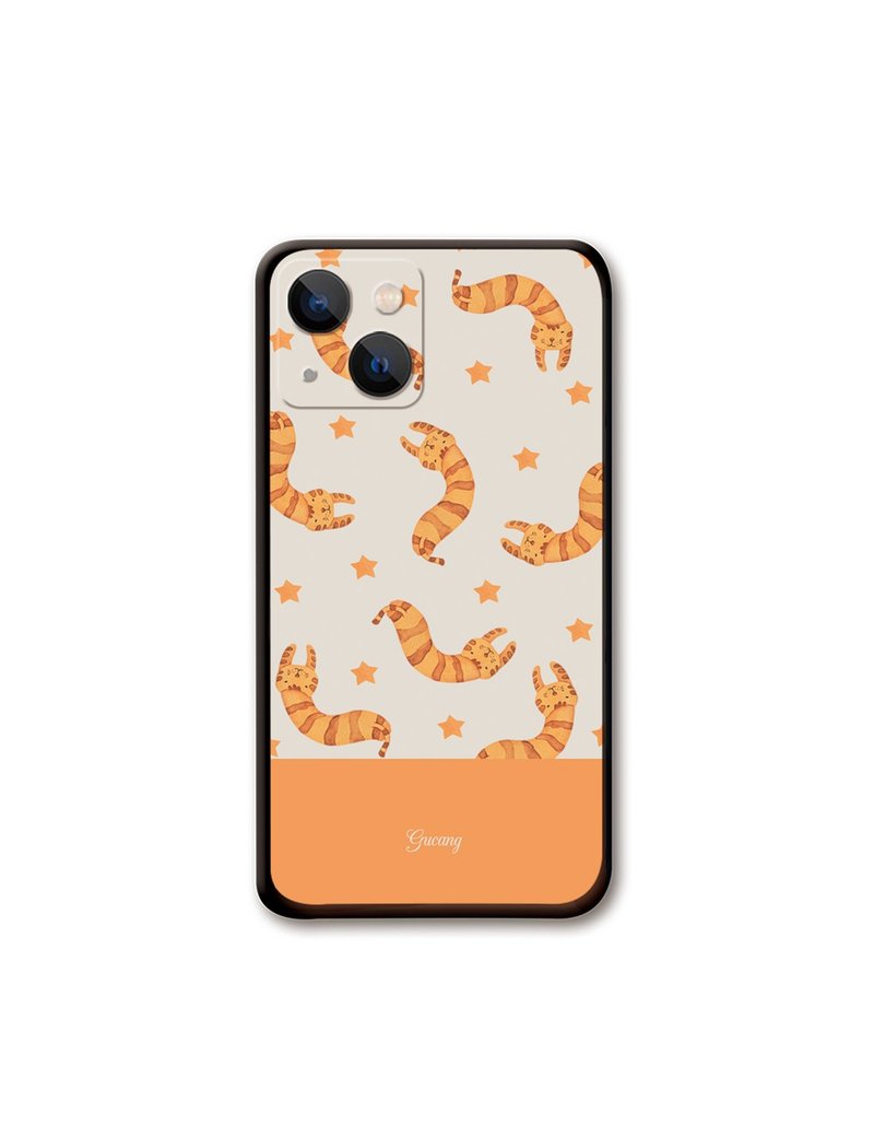 iPhone 15pro / Samsung/ OPPO iphone case cat - Phone Cases - Plastic Orange