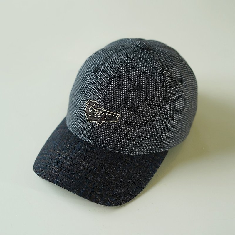 Cat West design worsted wool baseball cap - Hats & Caps - Wool 