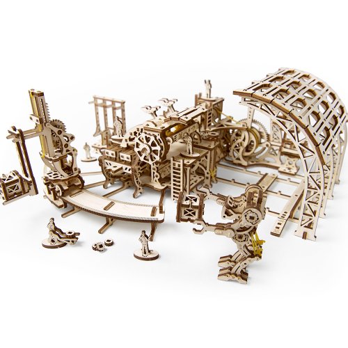 CUBICO 酷比客 /Ugears/ 烏克蘭木製模型 機械小鎮 - 機器人工廠 Robot factory