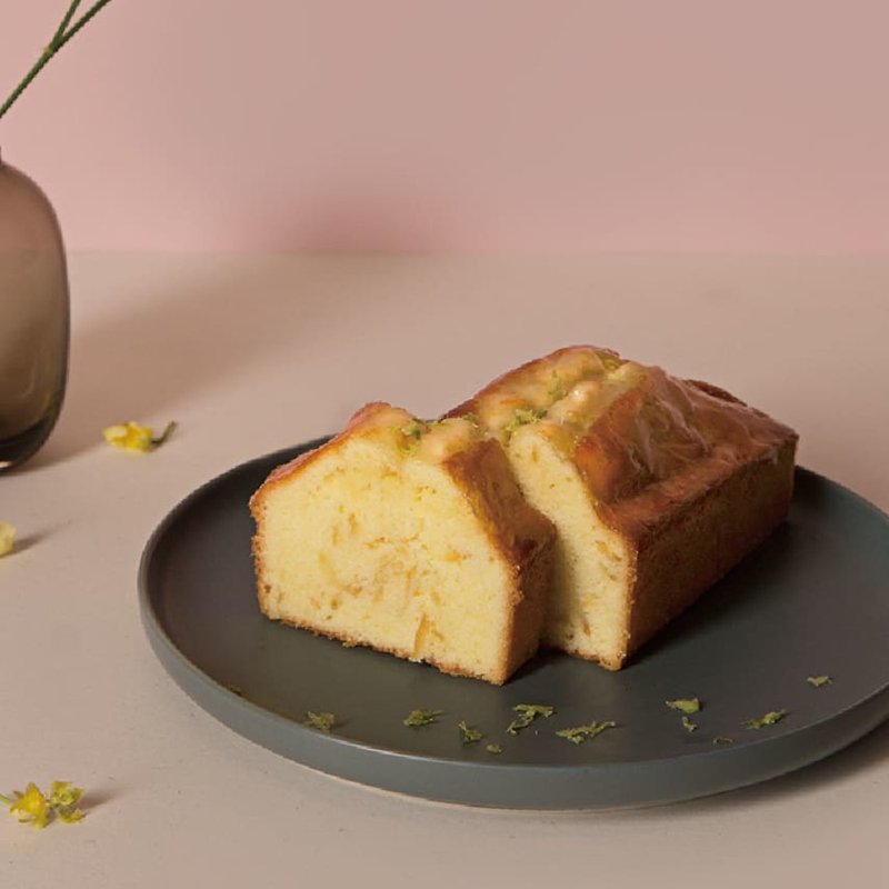 [Lemon Festival] Normal Temperature Lemon Blossom | Pound Cake Madeleine Butter Shortbread Nut Tower - เค้กและของหวาน - อาหารสด สีเหลือง