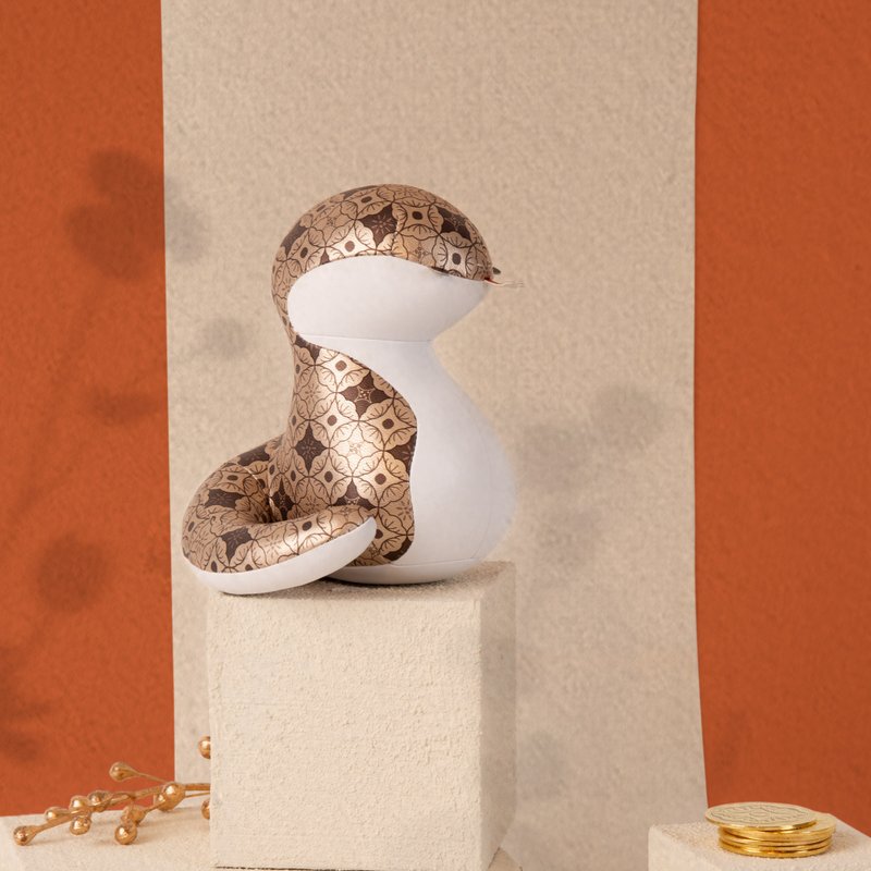 Snake Nick (May Prosperity Blossom) - DC Paperweight - ของวางตกแต่ง - หนังเทียม หลากหลายสี