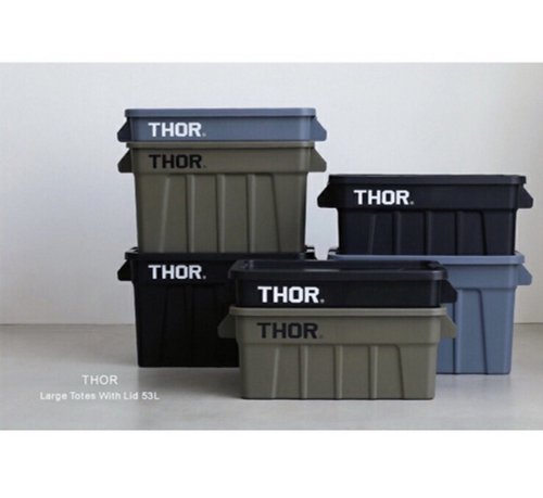 Detail Thor Large Totes With Lid Storage Box (Grey/22L) - Shop goodforit  Storage - Pinkoi