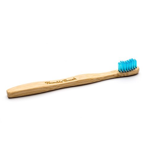 Humble Brush Humble Brush 瑞典竹製小款超軟毛牙刷 - 藍色 (女性兒童皆適用)