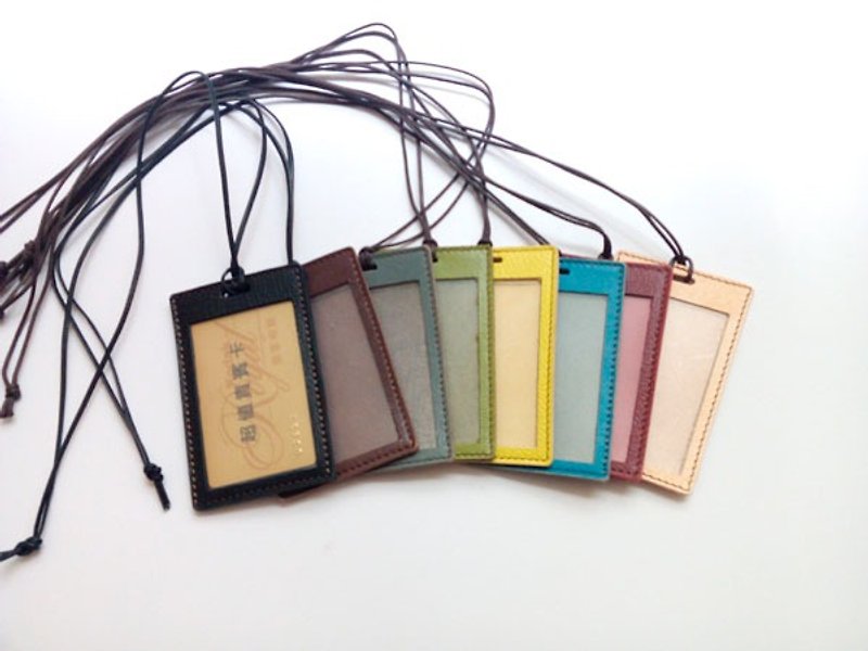 Sewn leather ----- minimalist folder folder. Two loaded. Special NT390 - ID & Badge Holders - Genuine Leather 