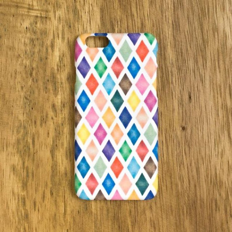 Irodori. Smartphone case "Diamond pattern" SC-189 - Other - Plastic Multicolor