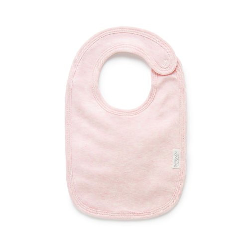 Purebaby有機棉 澳洲Purebaby有機棉 嬰兒圍兜/口水巾 粉紅