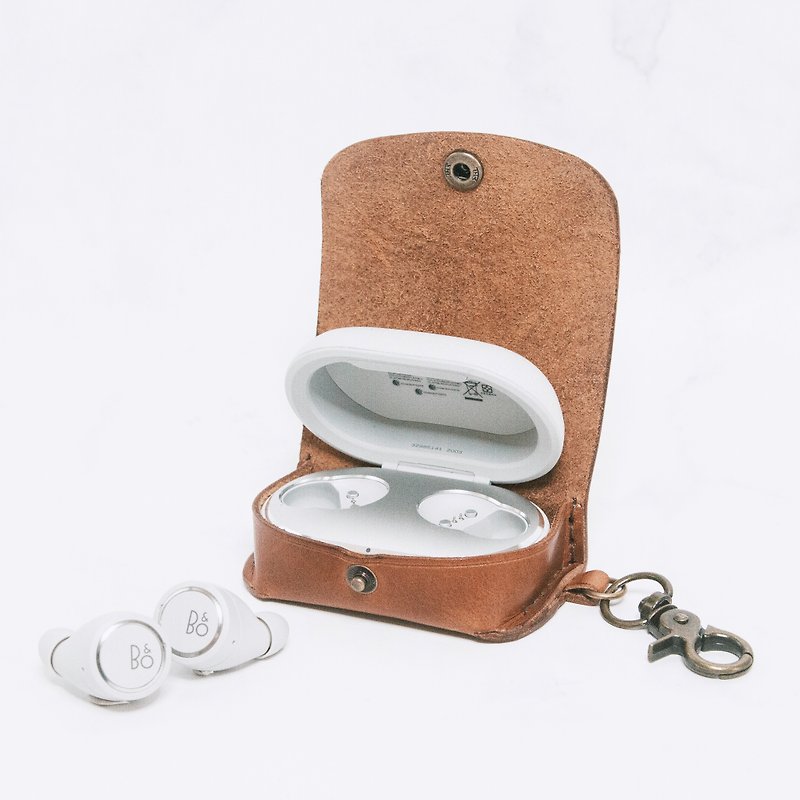 可刻名B&O Beoplay E8 3.0耳機充電盒 客製皮革保護套 真皮耳機盒 - 耳機/藍牙耳機 - 真皮 多色