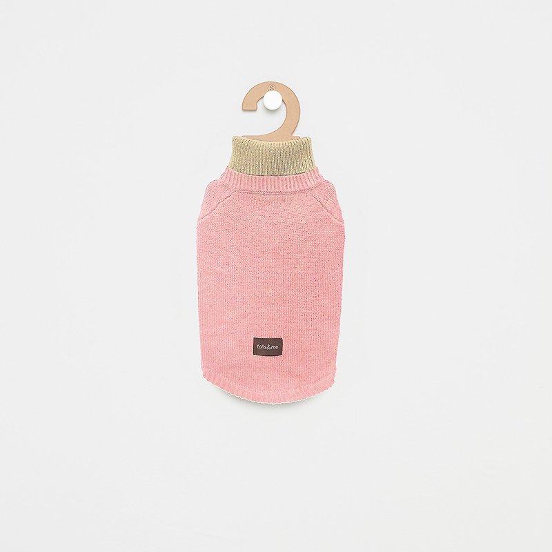 [Tail and me] pet clothes fake two sweater pink camel - Clothing & Accessories - Other Man-Made Fibers Pink