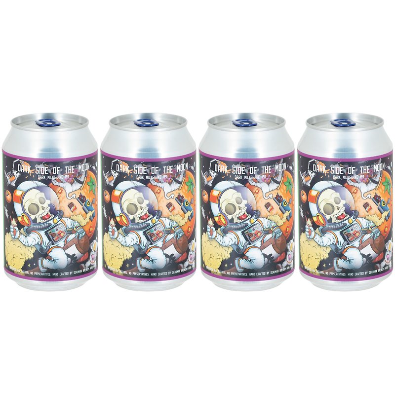 【Hong Kong Craft Beer】Dark Side of the Moon - Dark Milkshake IPA 330ml x 4 - Wine, Beer & Spirits - Other Metals 