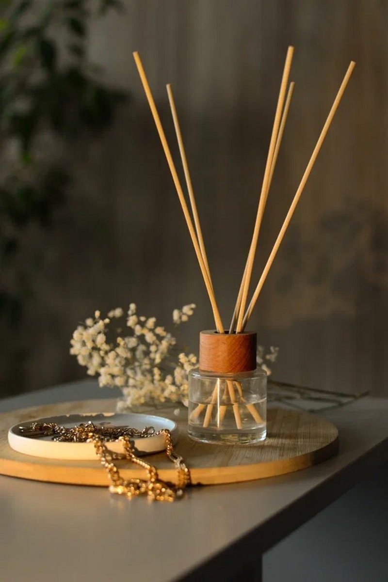 Aesthetic Room Decor / Fragrance Flower Diffuser Pure Essential Oil 50ml - น้ำหอม - น้ำมันหอม สีใส