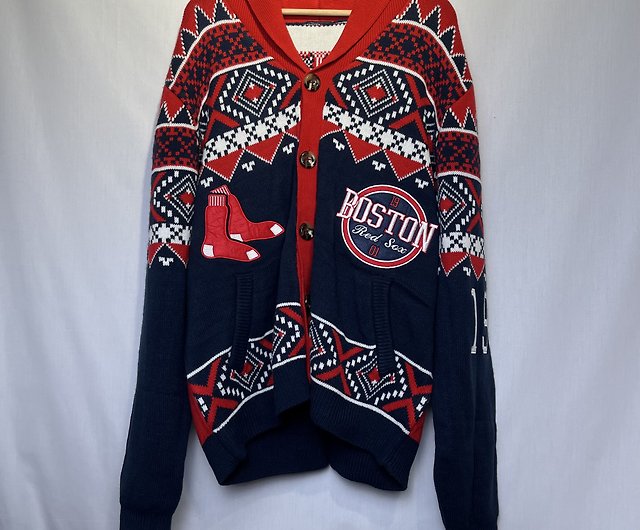 Vintage Red 90s NFL Courtside Knit Overcoat - Shop MAO clothing Men's  Sweaters - Pinkoi