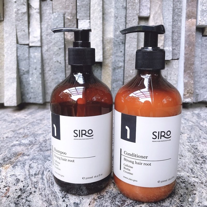 【SIRO】No. 1 Strong Roots Shampoo + Nourishing Conditioner - ครีมนวด - วัสดุอื่นๆ 