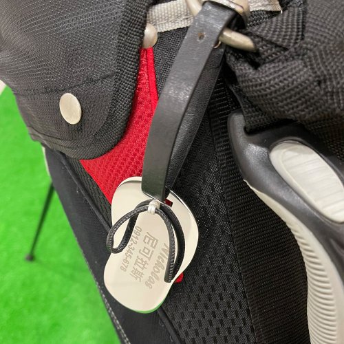FulgorJewel】Customized Golf Bag Name Tag Airplane Shaped Luggage