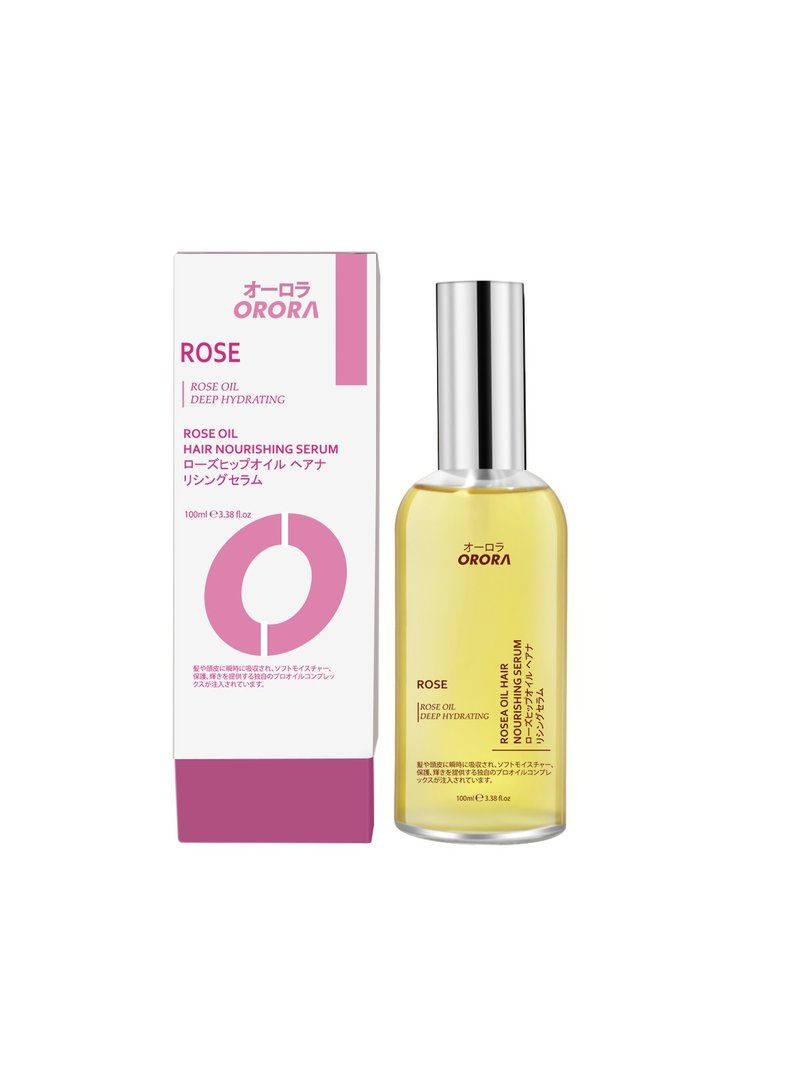 Japan Orora Rose Oil Hair Nourishing Serum 100ml - เอสเซ้นซ์/แอมพูล - วัสดุอื่นๆ 