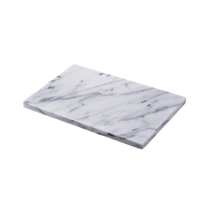 Natural Marble Cooking Board 20x30cm (Small) Kneading Pad/Baking Tool/Chocolate Tempering - Cookware - Stone White