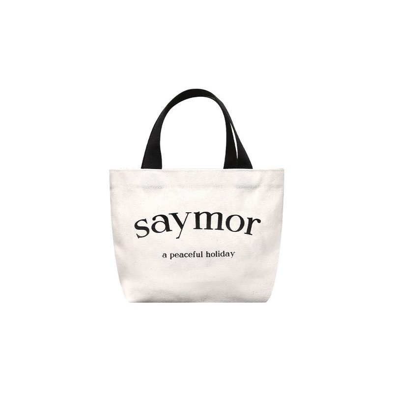 Cosy tote bag_ivory - กระเป๋าถือ - วัสดุอื่นๆ ขาว