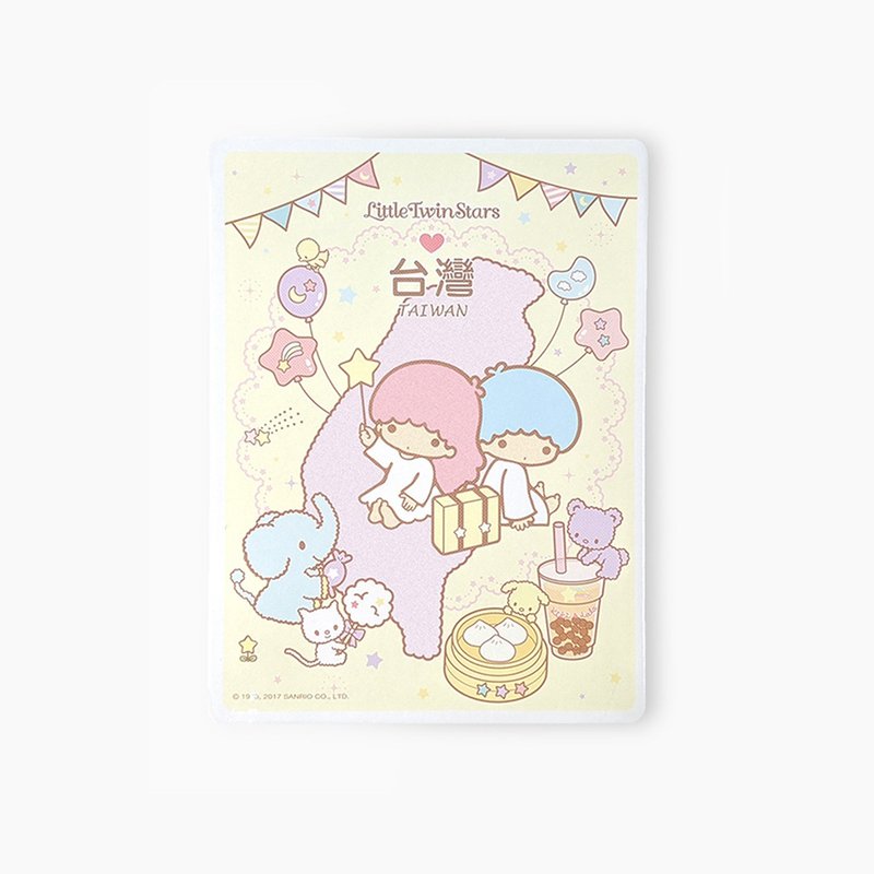 【漫遊台灣 X 三麗鷗】雙星仙子明信片(台灣)+貼紙(中正紀念堂) - 卡片/明信片 - 紙 