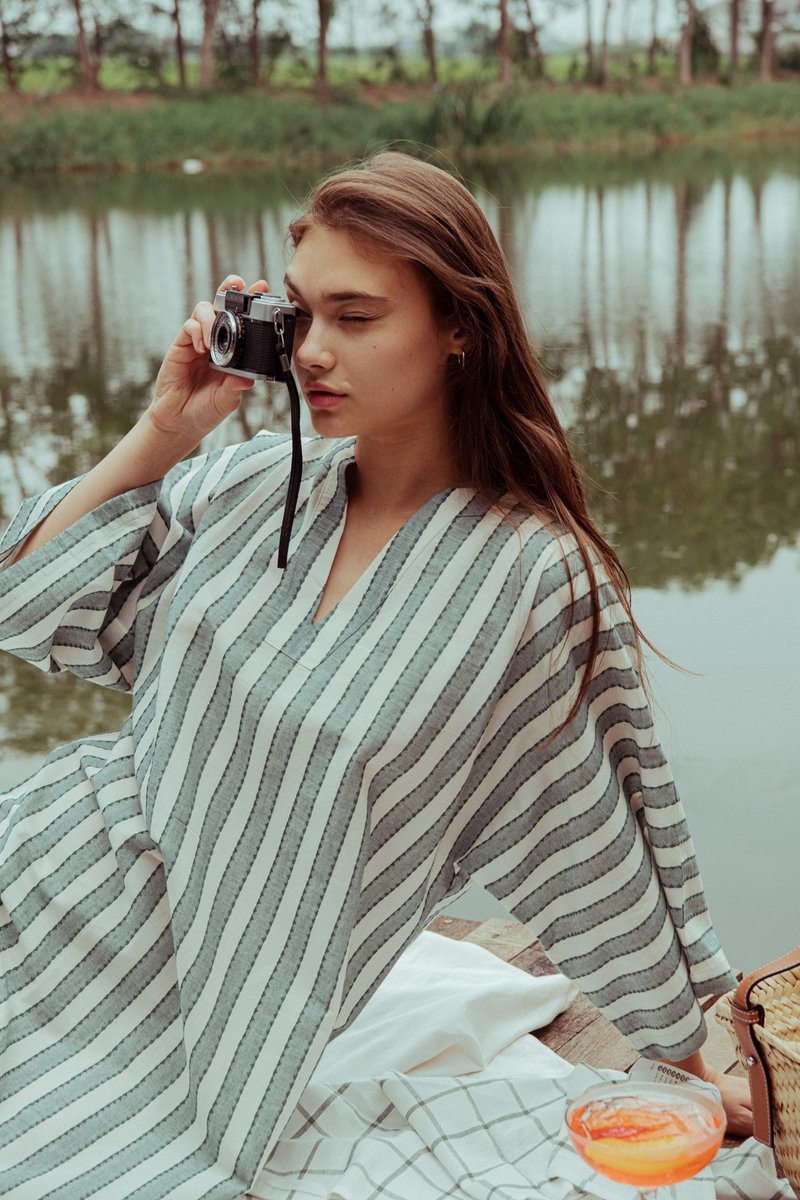 Bayday | BALI DRESS | Cactus Green - 連身裙 - 其他材質 