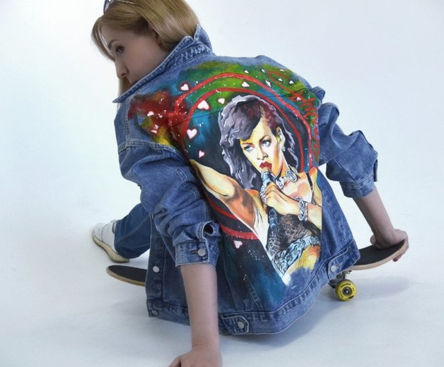 How to Make a Custom Hand-Painted Denim Jacket That is Unique to