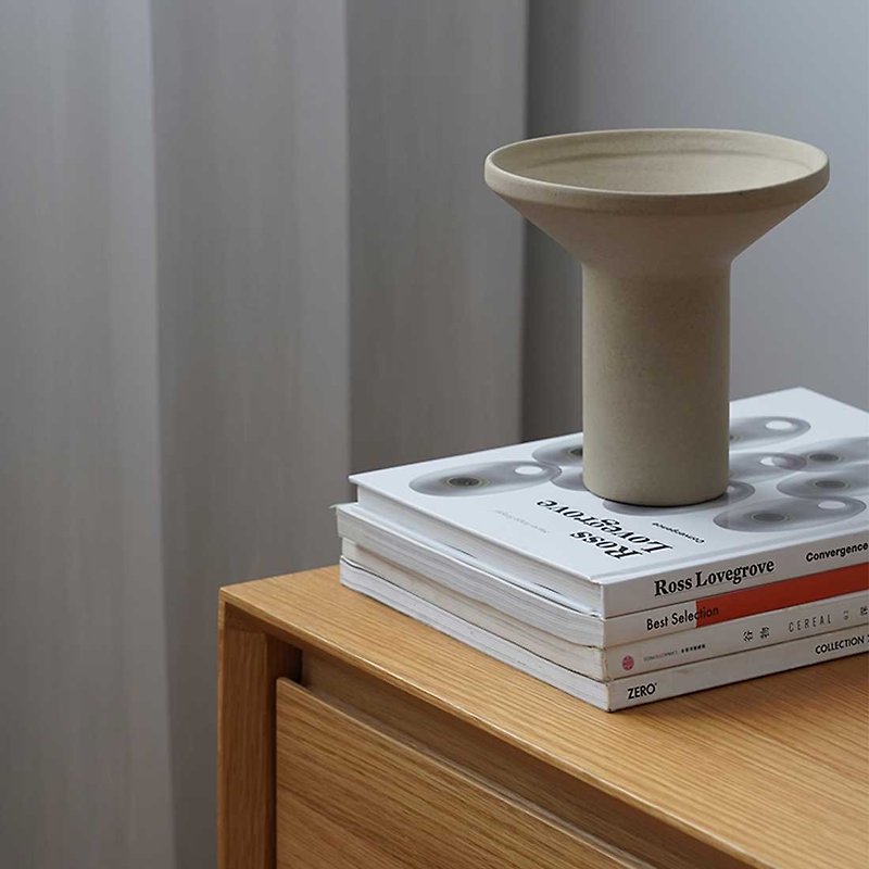 Dual vase - Pottery & Ceramics - Other Materials Khaki