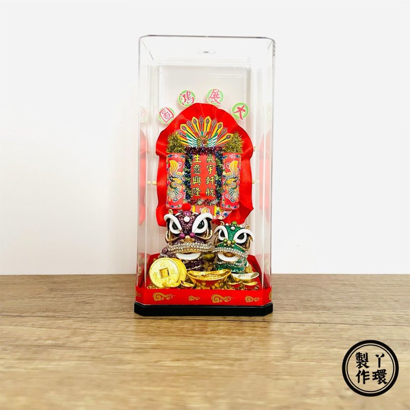 預購/ 迷你花牌擺設(新店開張款) - 擺飾/家飾品 - 紙 紅色