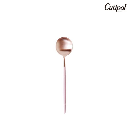 Cutipol 葡萄牙Cutipol GOA系列粉玫瑰金21.1cm主餐匙