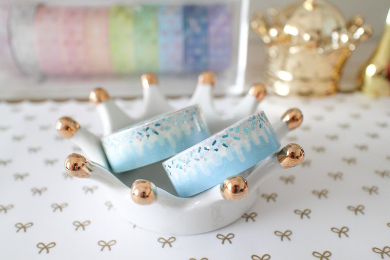 Bronzing paper tape-Soda Ice-cream - Washi Tape - Paper Multicolor