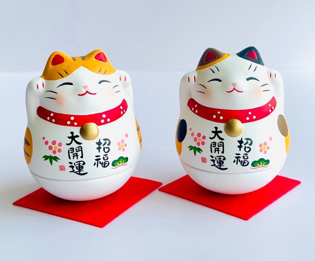 ビンテージ 招き猫 瀬戸焼 昭和初期 昭和中期 まねき猫 三毛猫 ターボババア ビンテージ 招き猫 瀬戸焼 昭和初期 昭和中期 まねき猫 三毛猫