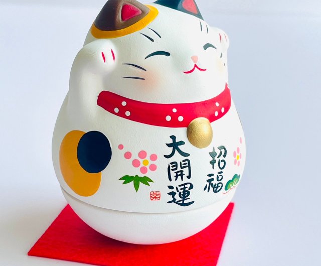 瀬戸焼薬師窯 - 招き猫 - 三毛猫・トラ猫 - ショップ Riso