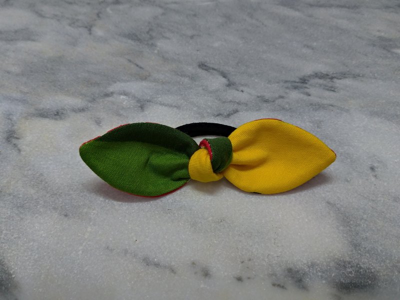 小玉西瓜 雙面兔耳/蝴蝶結髮束【B200407】 - 髮夾/髮圈 - 棉．麻 多色